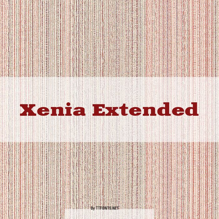 Xenia Extended example